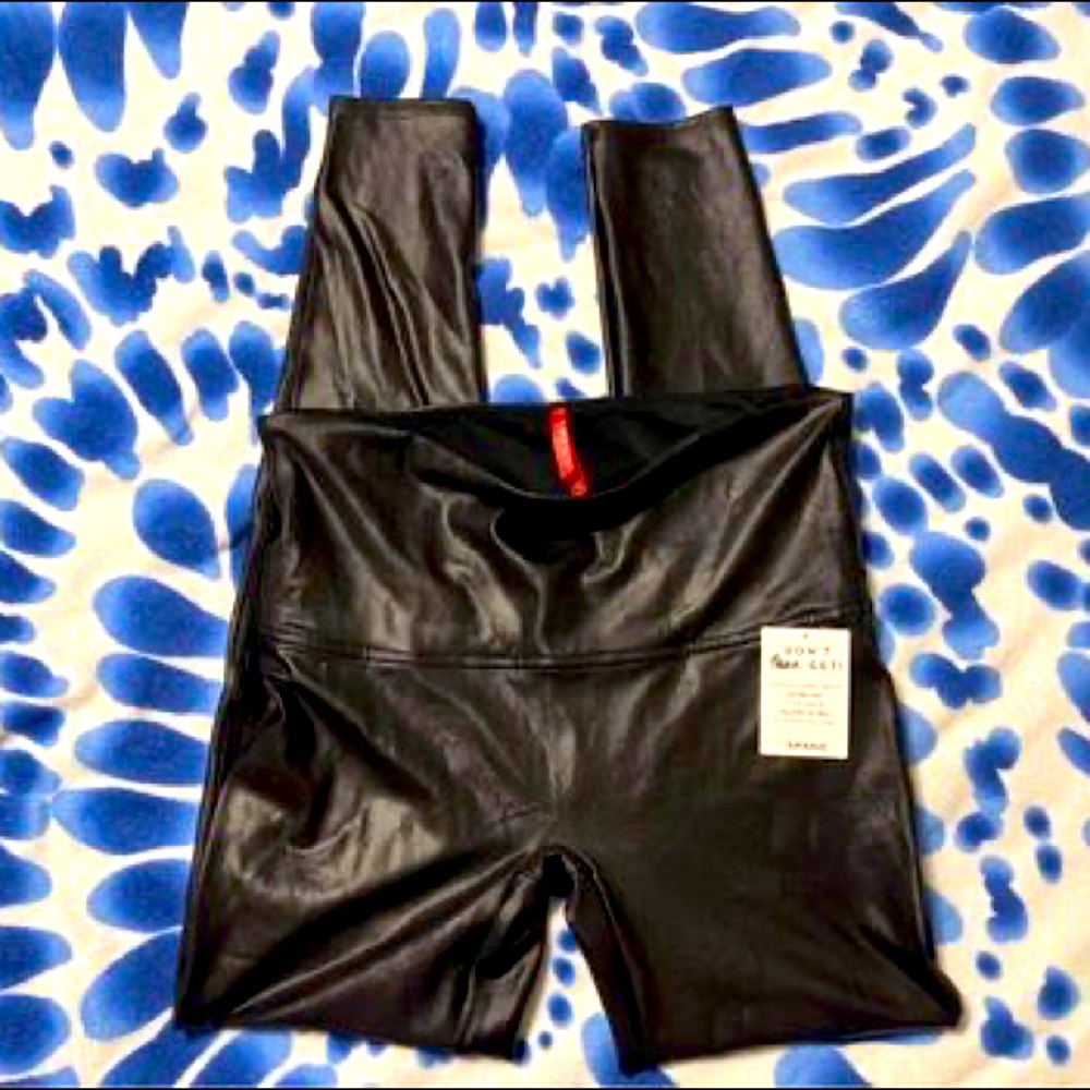 NWT Spanx faux leather leggings